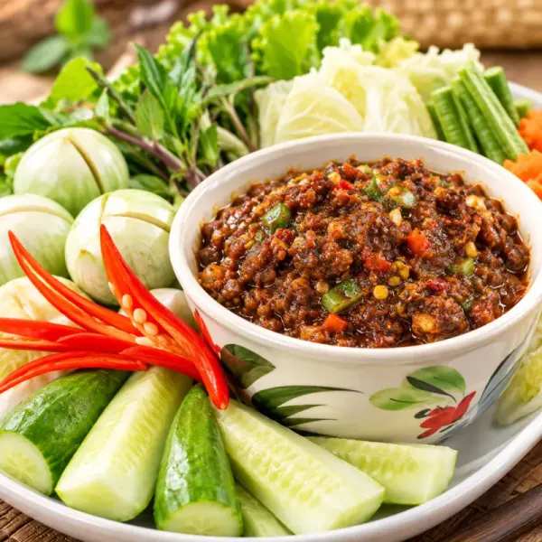 น้ำพริกปลาร้าเจ
