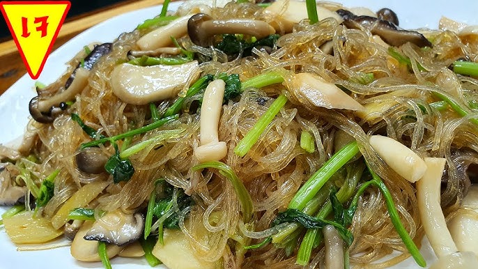 เห็ดหอมอบวุ้นเส้น