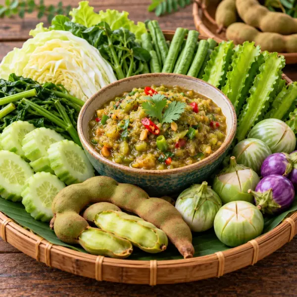 น้ำพริกมะขามอ่อนเจ