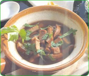 กระเพาะหมูเจตุ๋นพริกไทย
