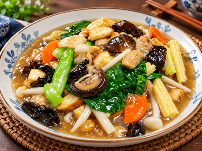 หมี่กึงราดหน้า