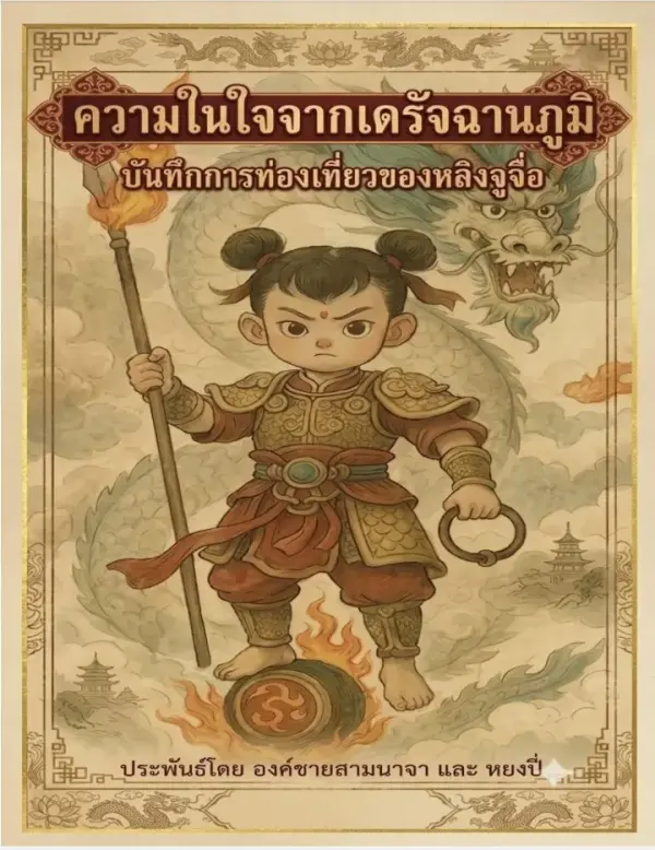 ปกหนังสือ ความในใจจากเดรัจฉานภูมิ บันทึกการท่องเที่ยวของหลิงจูจื่อ (พ.ศ.2523-พ.ศ.2524)