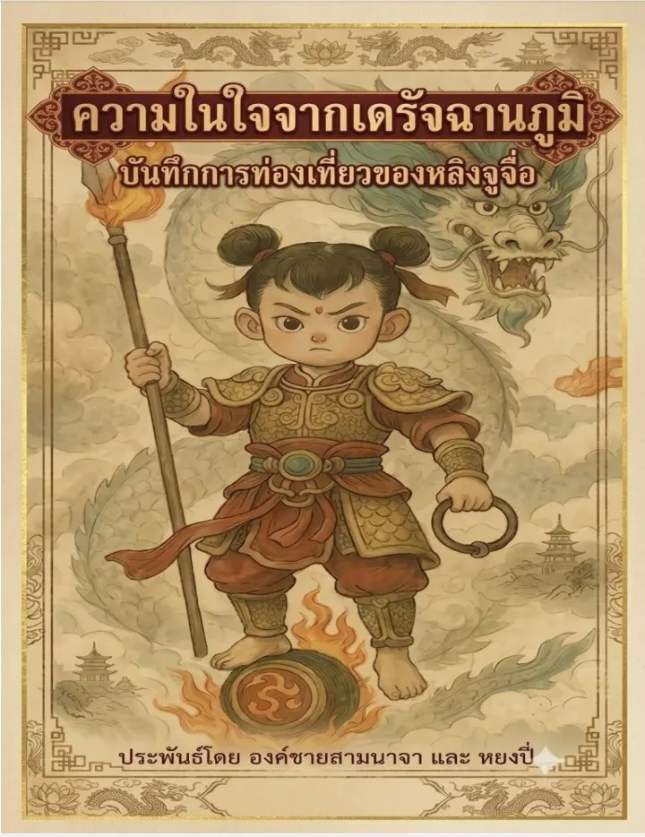 ปกหนังสือ ความในใจจากเดรัจฉานภูมิ บันทึกการท่องเที่ยวของหลิงจูจื่อ (พ.ศ.2523-พ.ศ.2524)