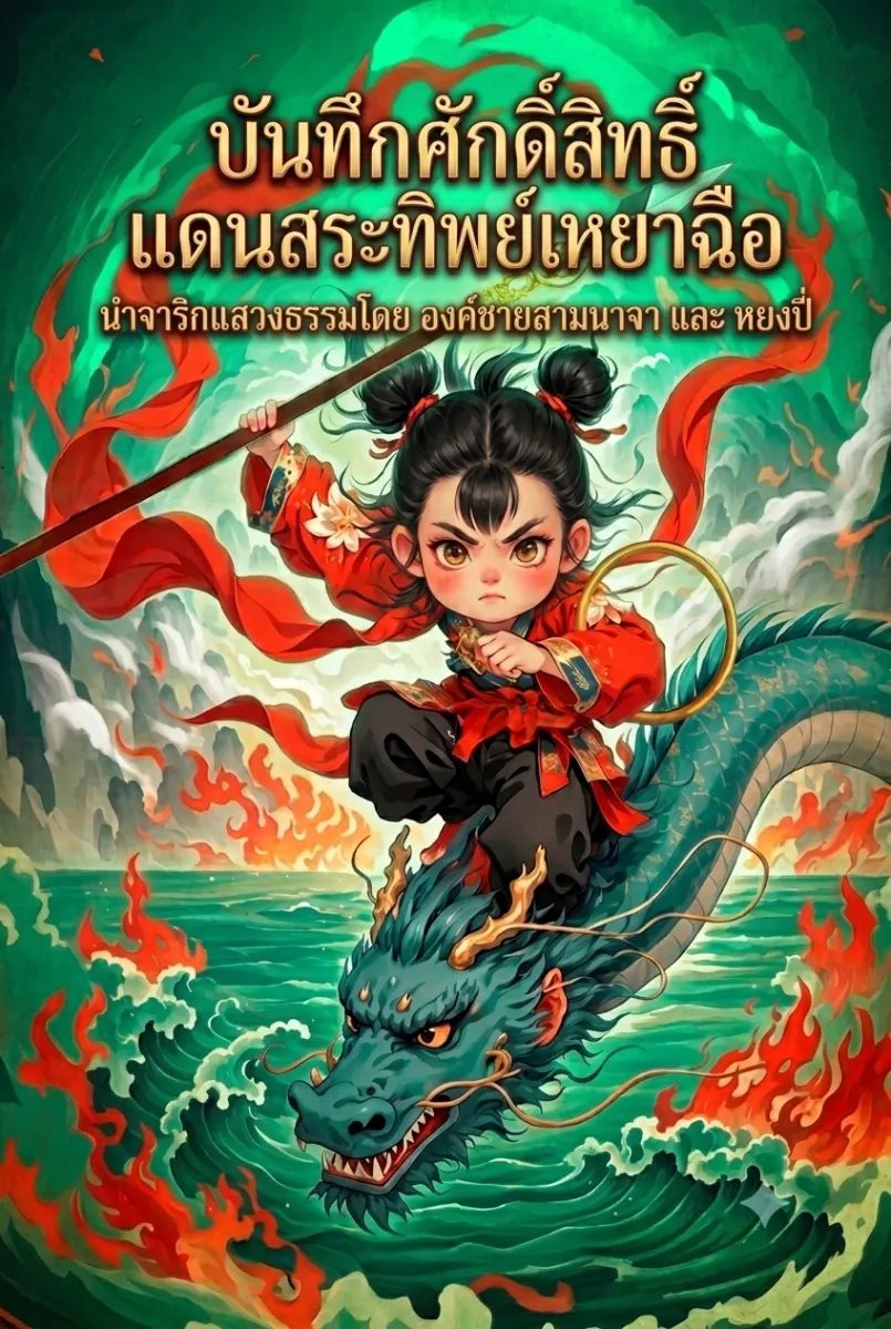 ปกหนังสือ บันทึกศักดิ์สิทธิ์แดนสระทิพย์เหยาฉือ (พ.ศ.2524-พ.ศ.2525)